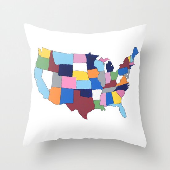 USA Throw Pillow