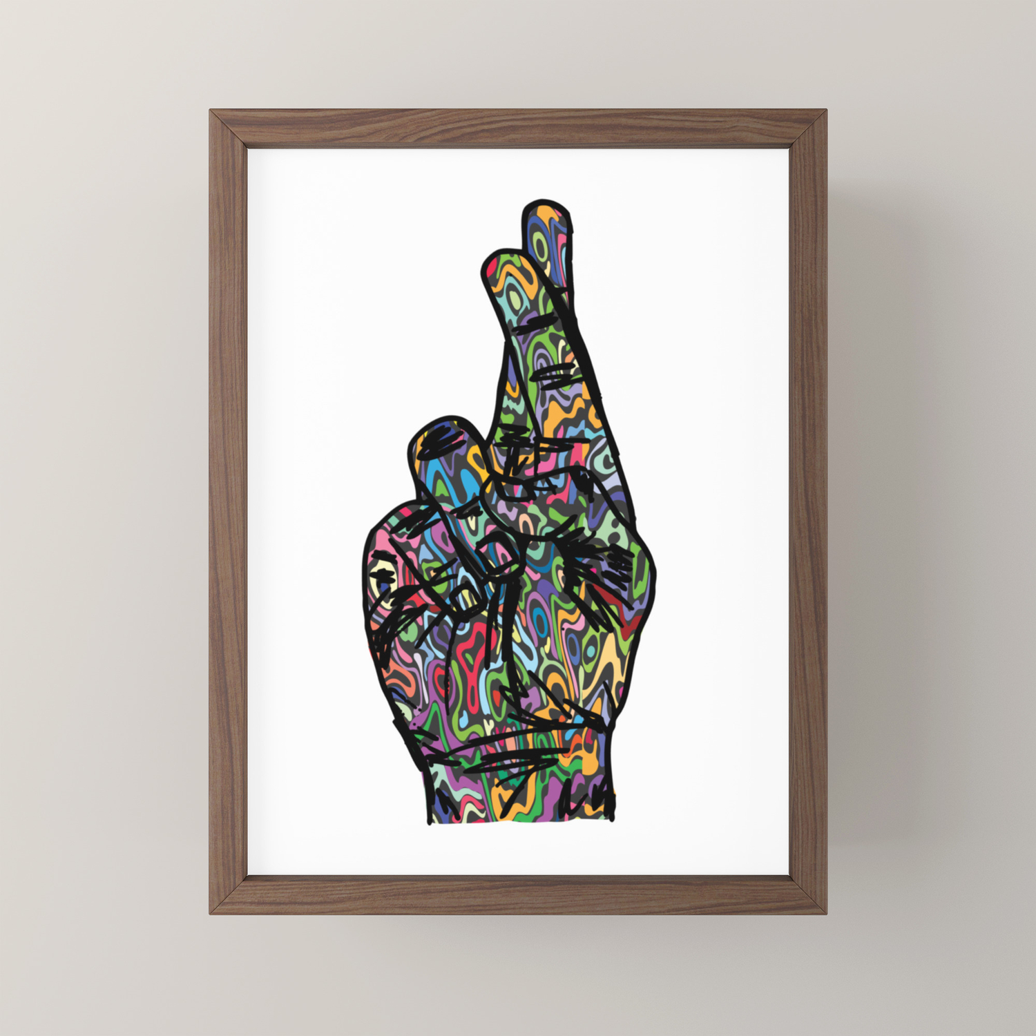 Trippy Hippie Sketches Psychedelic Fingers Crossed Trippy Hippie Hand Watercolor Art Framed Mini Art Print By Mintedfresh Society6 psychedelic fingers crossed trippy hippie hand watercolor art framed mini art print by mintedfresh