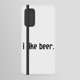 I Like Beer Android Wallet Case