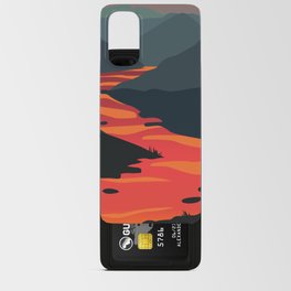 Where the sun meets lava Android Card Case