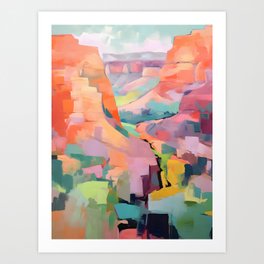 Grand Canyon Abstract Art Print