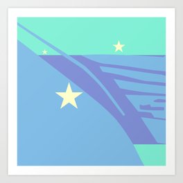STAR SPANGLED SEAWAY Art Print