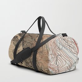Oakland - USA. City Map Design Duffle Bag