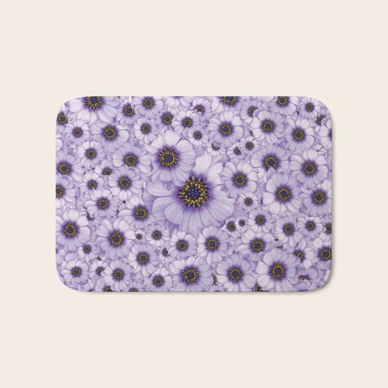 Daisy Pattern Bath Mat