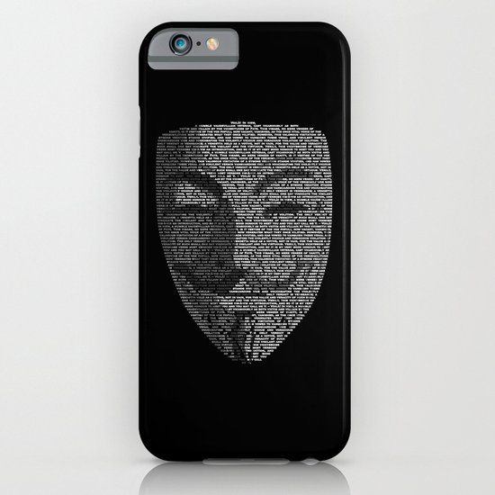 ...You May Call Me 'V' – So who's Anonymous? iPhone & iPod Case