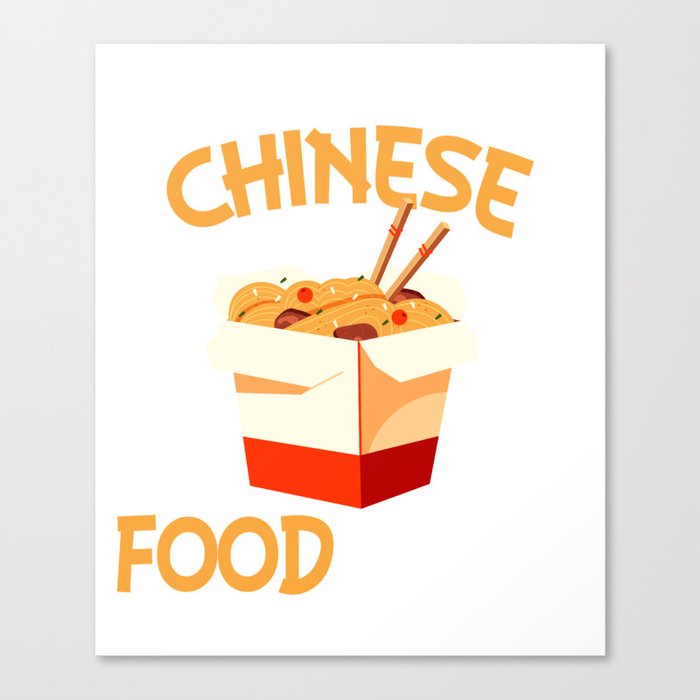 Professional Chinese Food Eater Canvas Print