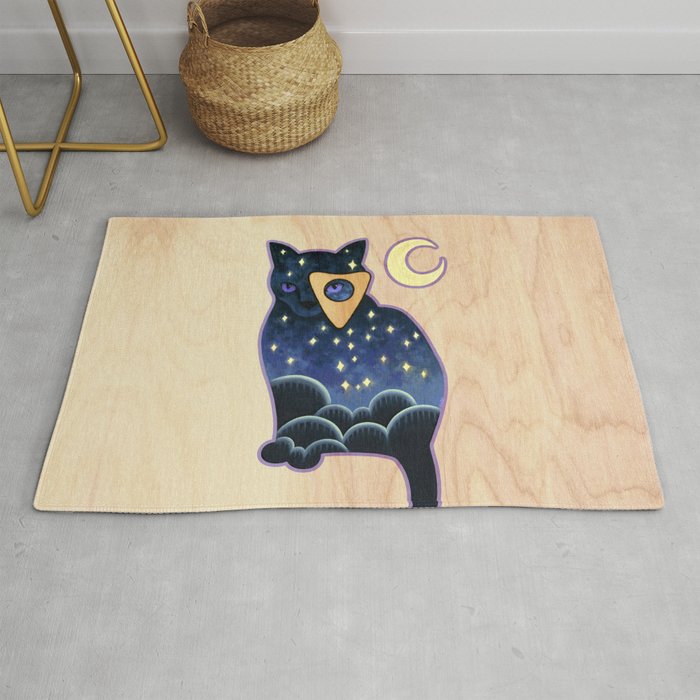 Ouija Cat Rug