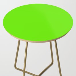 Electric Slime Green Side Table