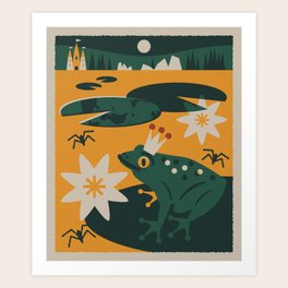 Frog Prince Art Print