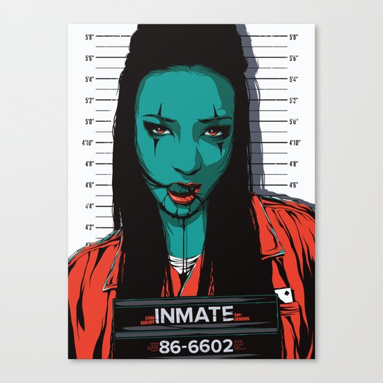 Inmate #86 Canvas Print