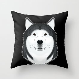 Siberian Husky Lover I Dog Lover I Siberian Husky Throw Pillow