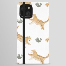 Tiger palm pattern  iPhone Wallet Case