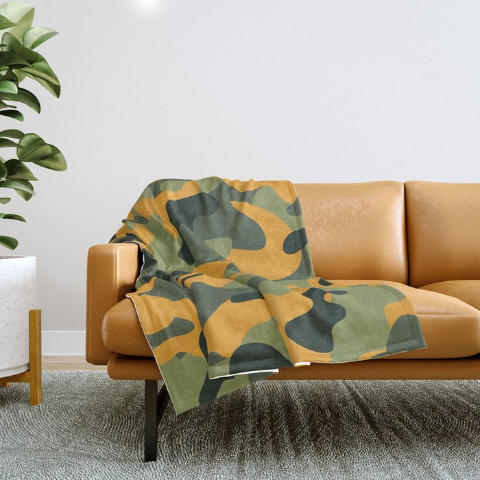 Green orange on sale fleece blanket