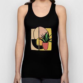 Abstract Plant Portrait Tank Top
