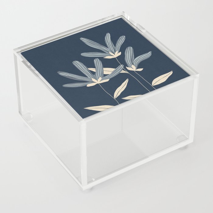 Three Flowers Acrylic Box