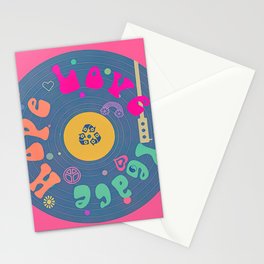 Love, Hope and Peace Stationery Card