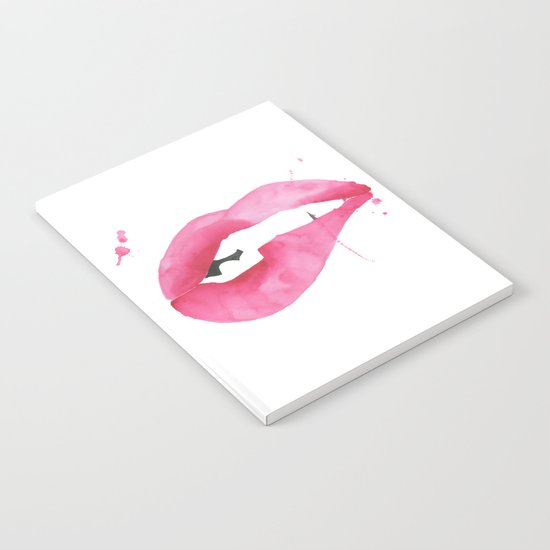 Stella Lips Print Notebook