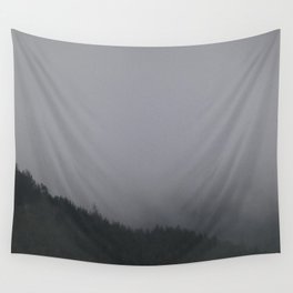 Another Misty Evening on the Mountains  Wall Tapestry