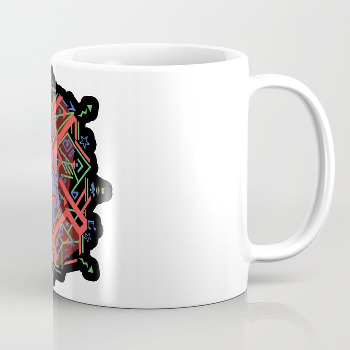 Undead Music Lover Design (blue) Coffee Mug