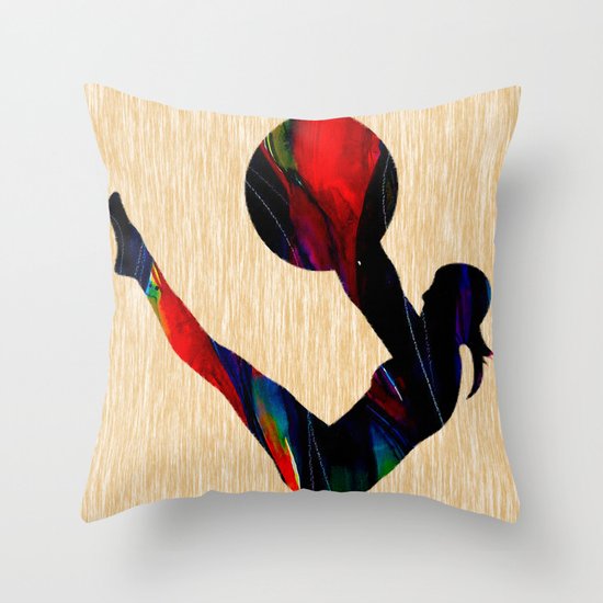 Fitness Throw Pillow