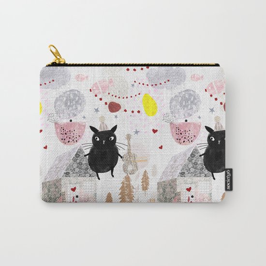 Birthday Cat Carry-All Pouch