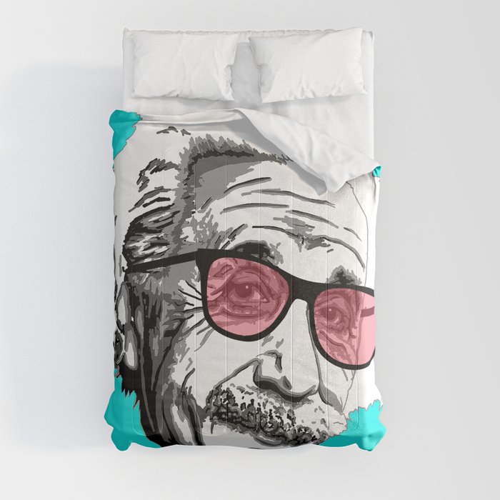 Einstein in summer Comforter