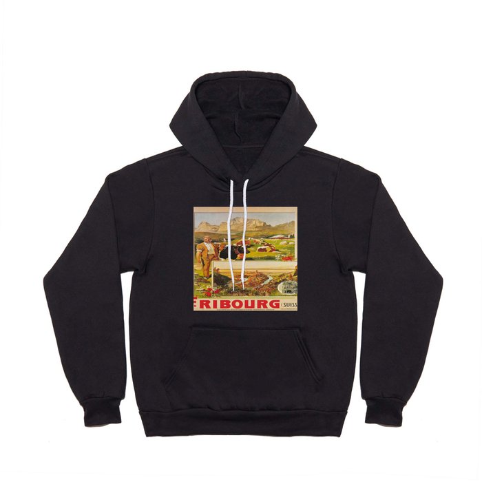 Vintage poster - Fribourg Hoody