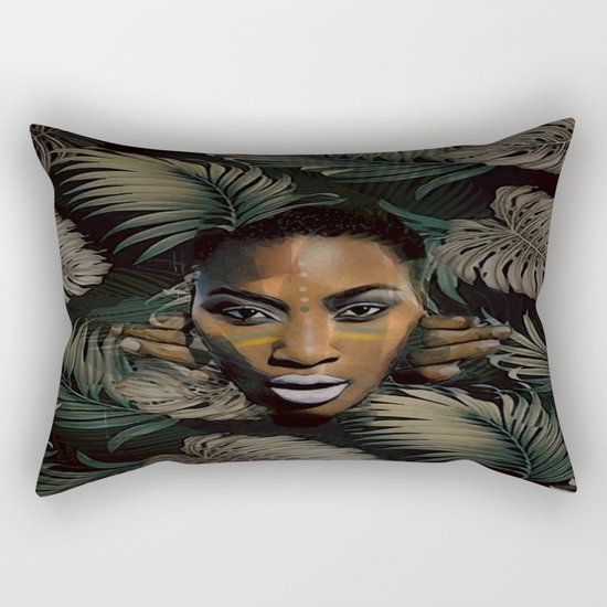 In the jungle Rectangular Pillow