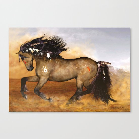 HORSE - Cherokee Canvas Print