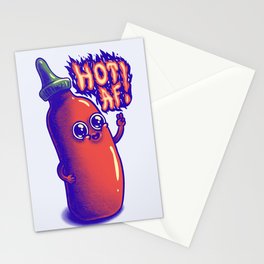 Sriracha - Hot AF Stationery Card