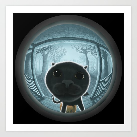 Trick or treat? Art Print