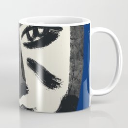 Portrait in blue 03 Mug