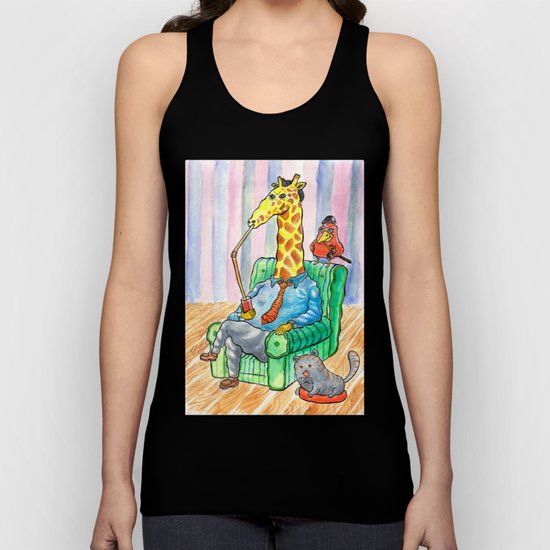 Giraffe Unisex Tank Top