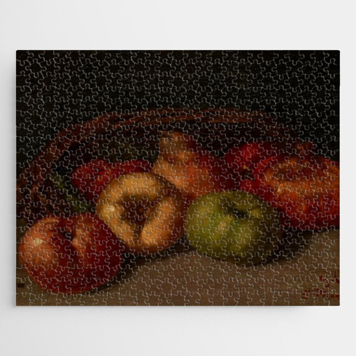 Gustave Courbet "Still Life with Apples, Pear, and Pomegranates" Jigsaw Puzzle