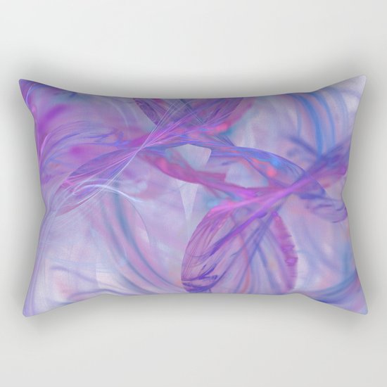 blue love Rectangular Pillow