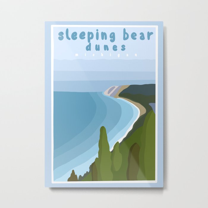 Sleeping bear dunes Michigan  Metal Print