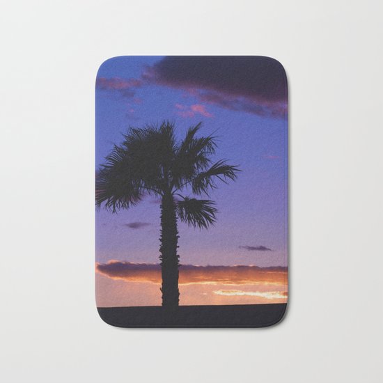Palm Sunset - V Bath Mat