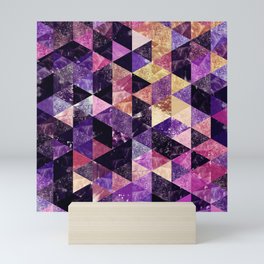 Abstract Geometric Background #9 Mini Art Print