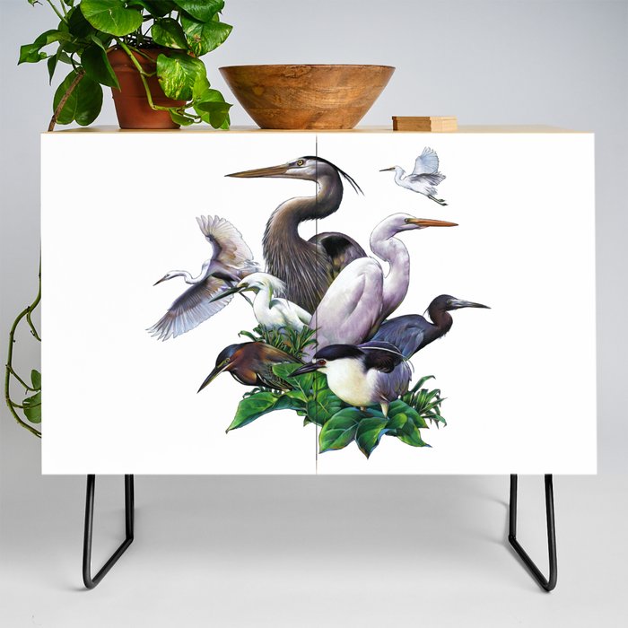 Heron Collage Credenza