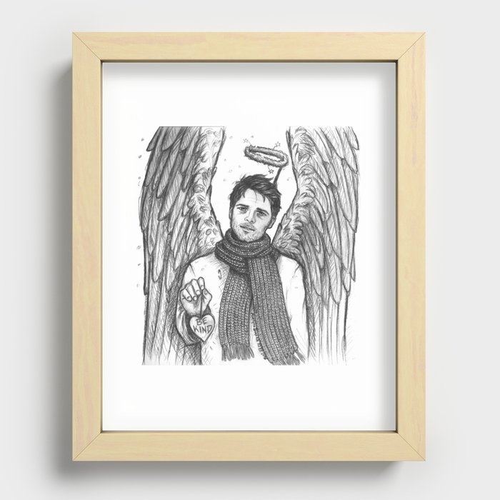 Angel of the Lord Recessed Framed Print