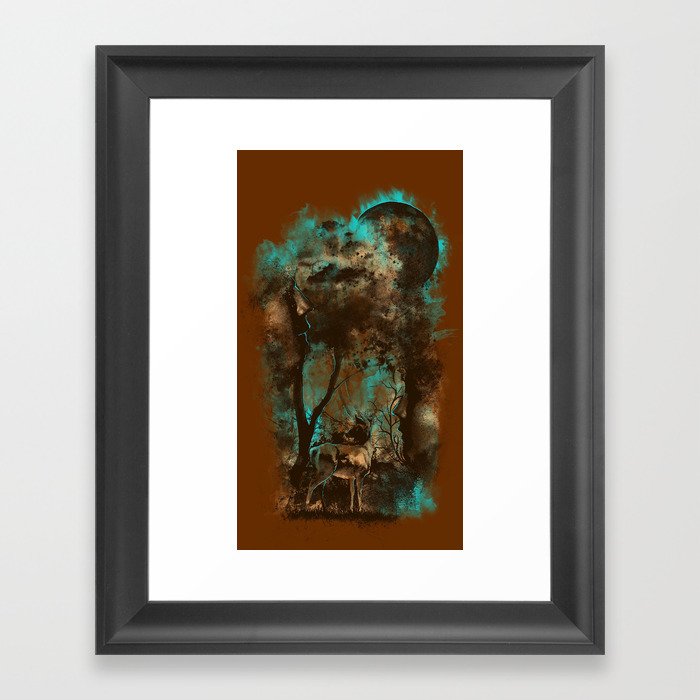 THE LOST FOREST Framed Art Print