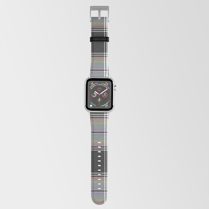 Colourful Plaid Tartan Textured Pattern Apple Watch Band
