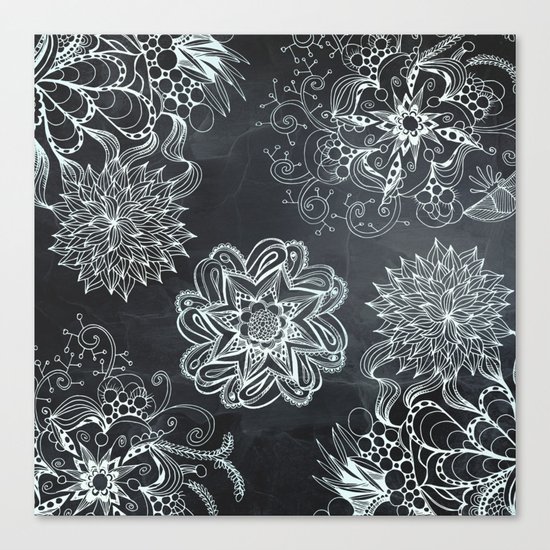 Floral pattern Canvas Print