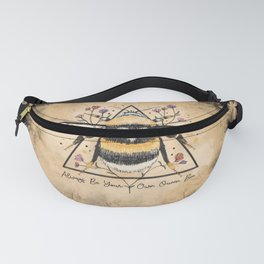 Gold Bee Art Fanny Pack