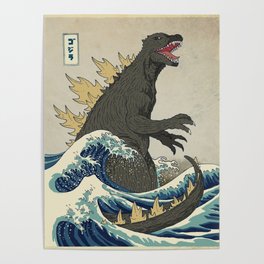 The Great Godzilla off Kanagawa Poster
