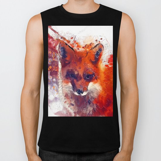 Red fox Biker Tank
