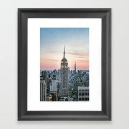 New York Skyline Framed Art Print
