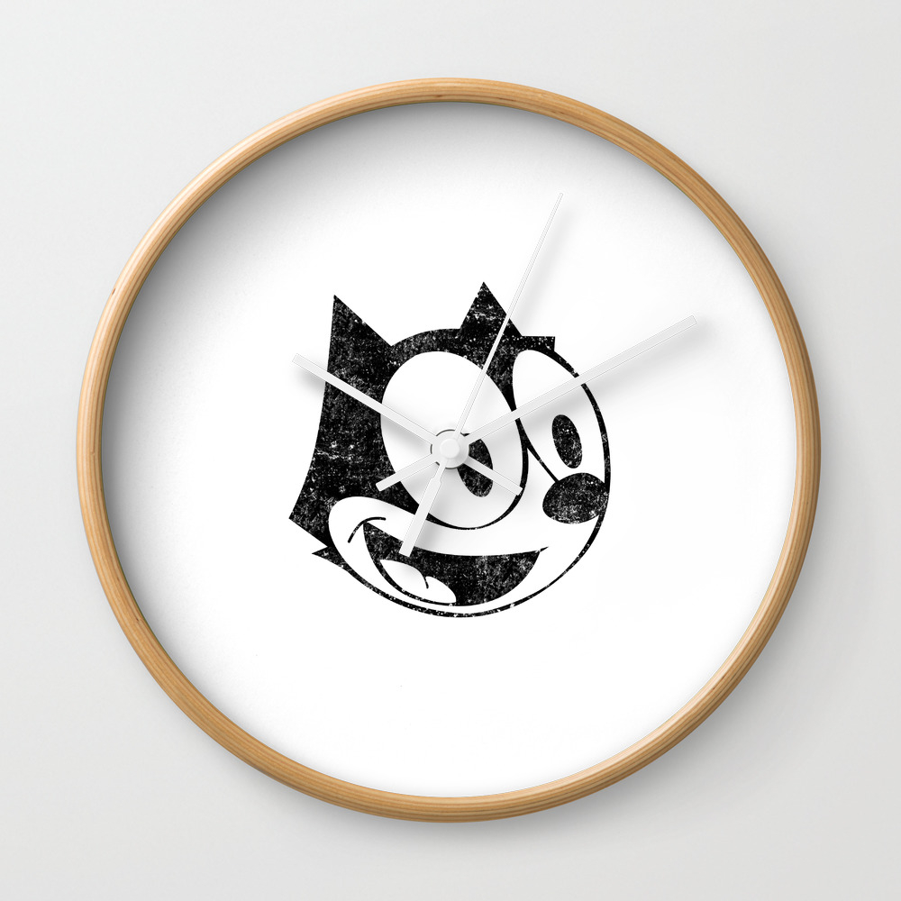 Felix The Cat 2 Wall Clock By Hiimadel Society6