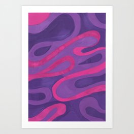 Swirls Part III Art Print