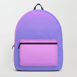 Pastel Pink Blue Stripes | Abstract gradient ombre pattern Backpack